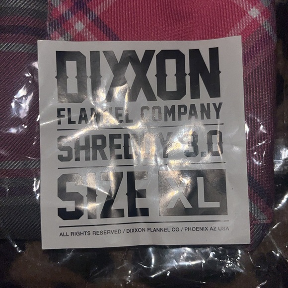 NWT Shreddy Dixxon flannel company size XL shred till you’re dead - Picture 2 of 5